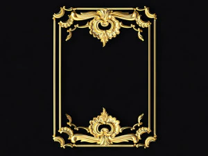 家具の中央装飾飾り 3Dモデル