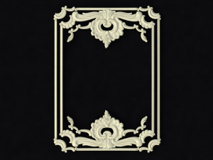 Central decor ornament for furniture 3Dモデル