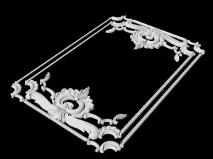 Central decor ornament for furniture 3Dモデル