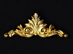 Центральный декор для мебели 3D Модель