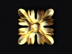 Centraal decorornament voor meubels 3D Model