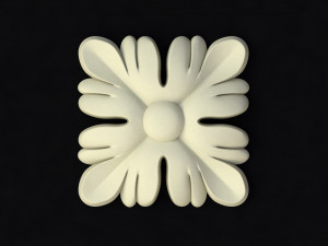 Central decor ornament for furniture 3Dモデル