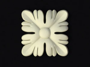 Central decor ornament for furniture 3D Model