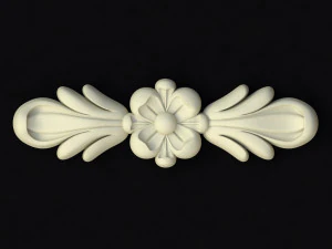 Central decor ornament for furniture 3D Model