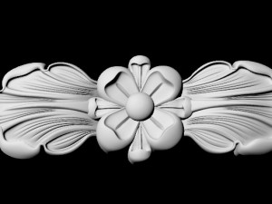 Central decor ornament for furniture Modelo 3D