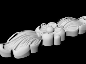 Central decor ornament for furniture Modelo 3D