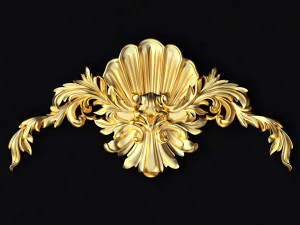 Центральный декор для мебели 3D Модель