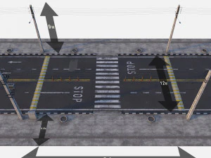 full street 3D Model