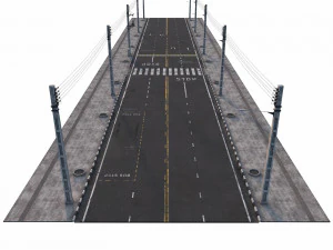 full street 3D Model