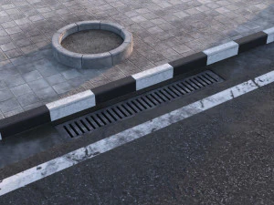 full street 3D Model