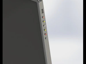 led tv side pin model 3D Model