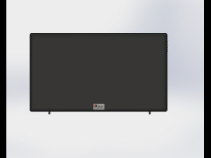 led tv side pin model Modelo 3D