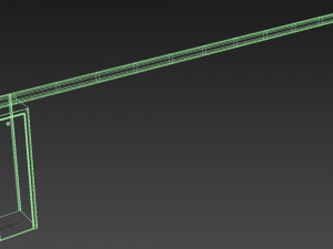 traffic barrier egate-701 Modèle 3D