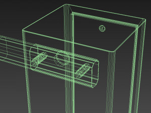 traffic barrier egate-701 Modèle 3D