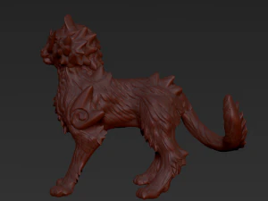 Chinese dragon cat 3D Print Model