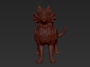 Chinese dragon cat 3D-Druckmodell