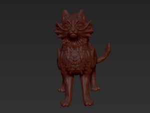 Chinese dragon cat 3D Print Model