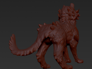 Chinese dragon cat 3D-Druckmodell