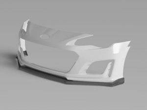 BRZ ZC6 Front Bumper Exterior Surface Model - 3D Laser-Scanned 3D Модель