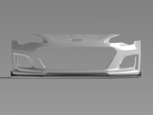 BRZ ZC6 Front Bumper Exterior Surface Model - 3D Laser-Scanned 3D Модель