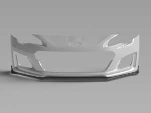 BRZ ZC6 Front Bumper Exterior Surface Model - 3D Laser-Scanned 3D Модель