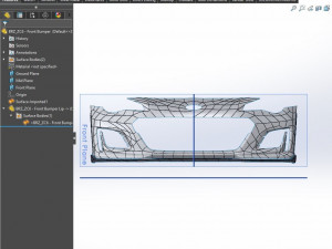 BRZ ZC6 Front Bumper Exterior Surface Model - 3D Laser-Scanned 3D Модель