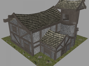 medieval house 3Dモデル