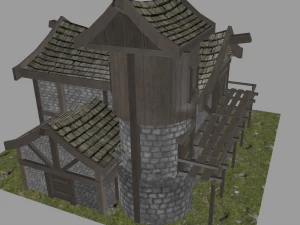 medieval house 3D Model