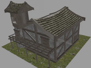 medieval house 3D Model
