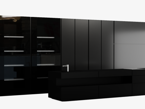 Kitchen Set Model 3D