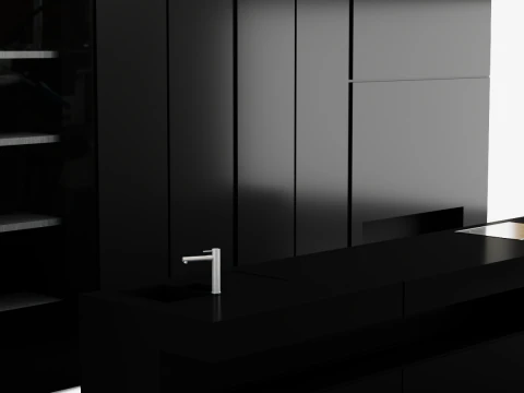 Kitchen Set 3D Model