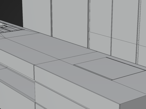 Kitchen Set Model 3D