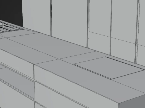 Kitchen Set 3D Model