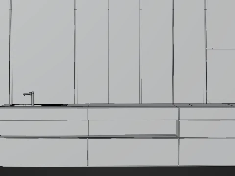 Kitchen Set 3D Model