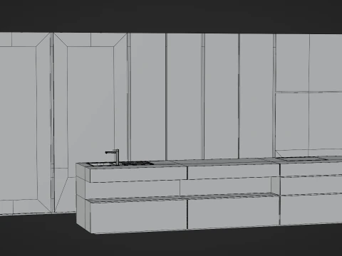 Kitchen Set 3D Model