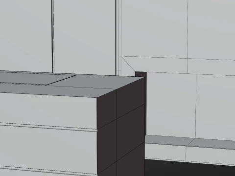 Kitchen Set 3D Model