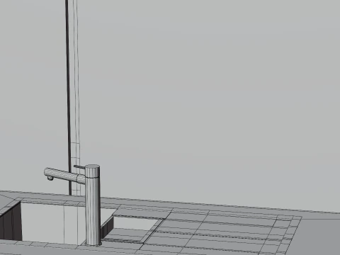 Kitchen Set 3D Model