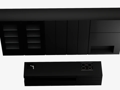 Kitchen Set 3D Model