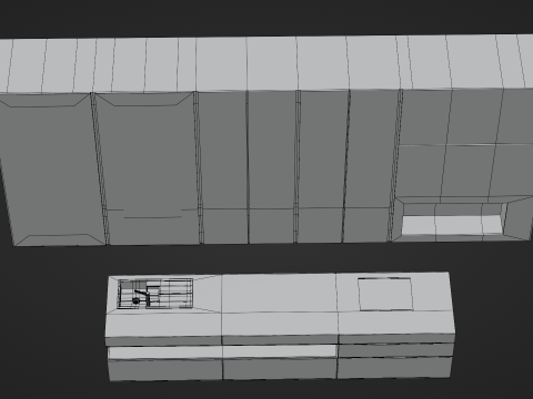 Kitchen Set Model 3D