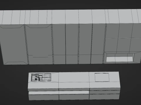 Kitchen Set 3D Model