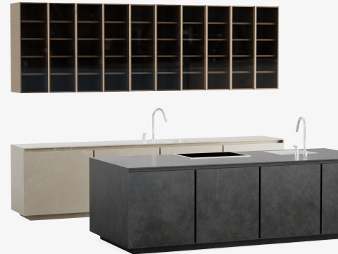 Kitchen Set 3D मॉडल