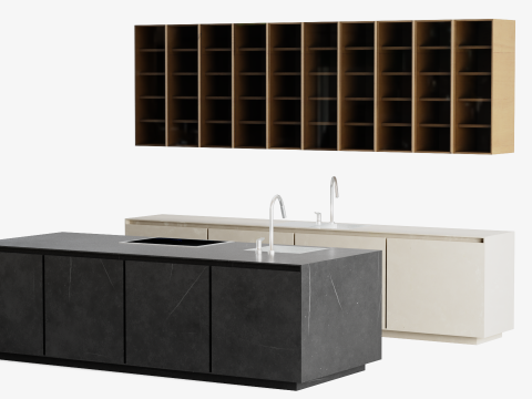 Kitchen Set Modello 3D