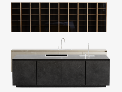 Kitchen Set Modello 3D