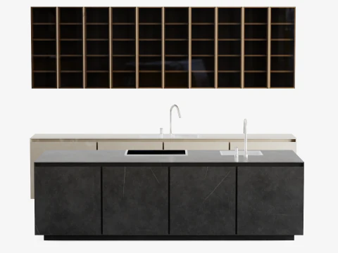 रसोई सेट 3D मॉडल