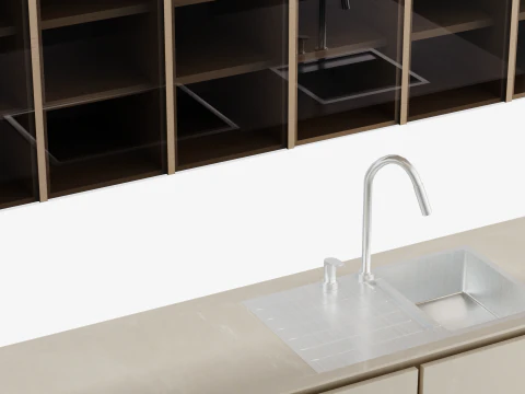 रसोई सेट 3D मॉडल