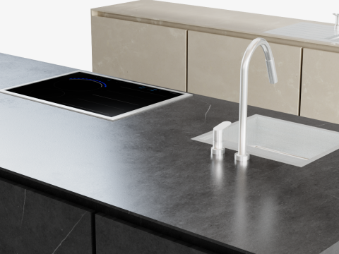 Kitchen Set Modello 3D