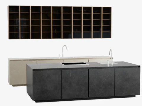 रसोई सेट 3D मॉडल