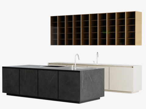 Kitchen Set Modello 3D