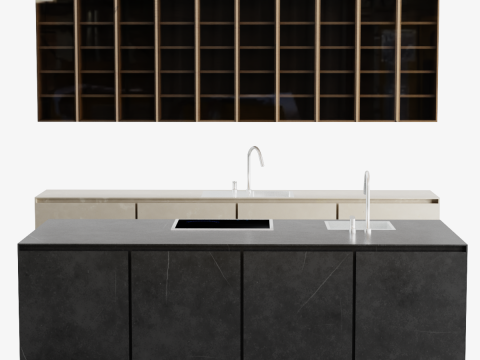 Kitchen Set Modello 3D