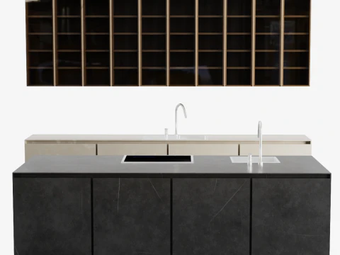 रसोई सेट 3D मॉडल